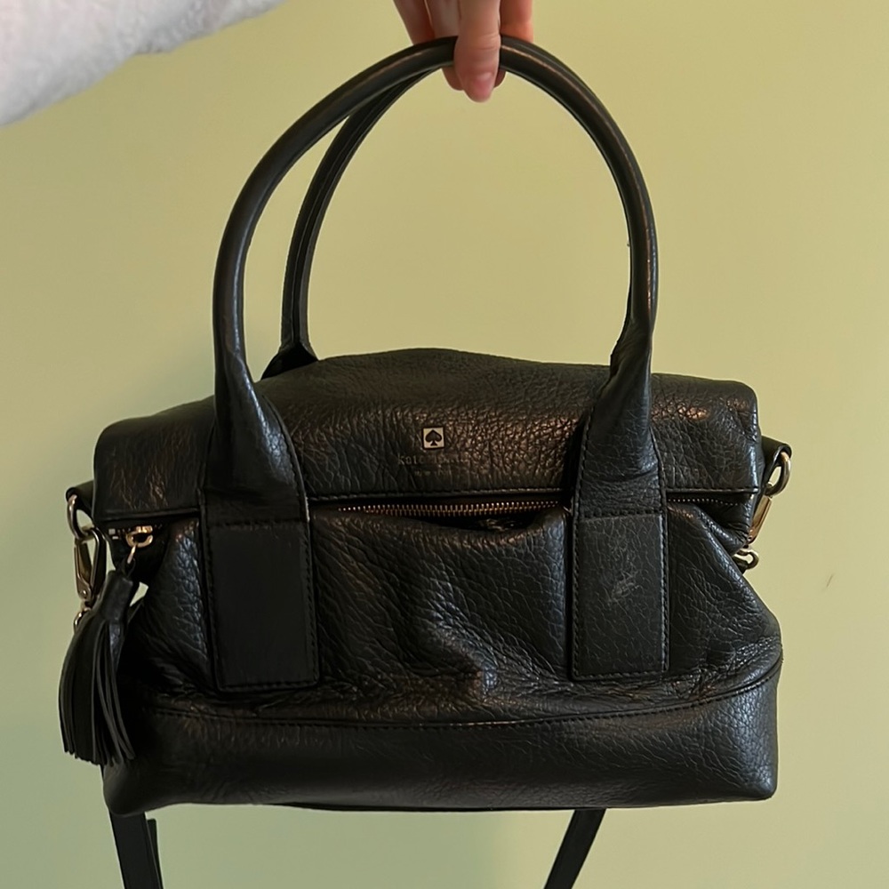 Kate Spade black leather bag